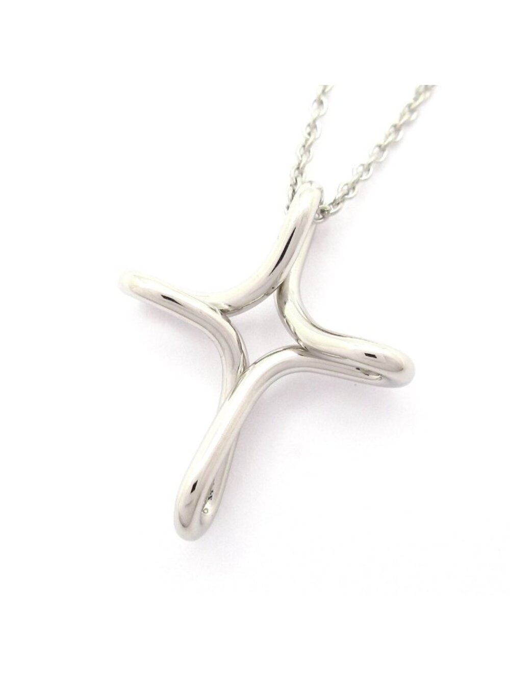 Tiffany & Co Necklace Open Cross
